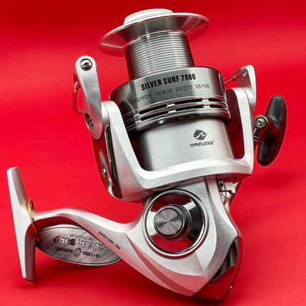 چرخ ماهیگیری مازوزی Mazuzee Silver Surf 7000
