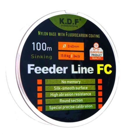 نخ ماهیگیری فلوروکربن K.D.F مدل Feeder Line FC تصویر 1
