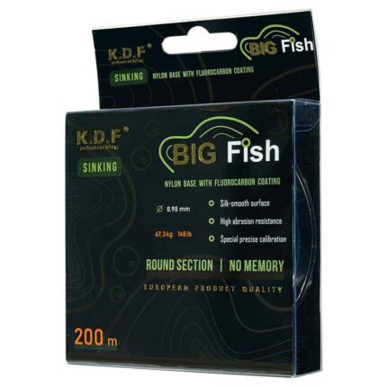 نخ ماهیگیری فلوروکربن کایدا K.D.F مدل Big Fish - متراژ 200 متری