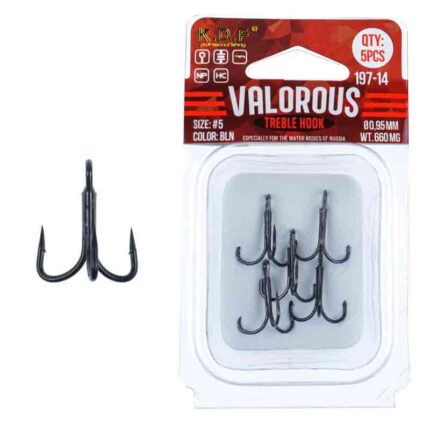 قلاب سه‌ شاخ ماهیگیری کایدا مدل Valorous Treble Hook