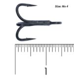 قلاب سه شاخ ماهیگیری کایدا مدل Valorous Treble Hook سایز 4