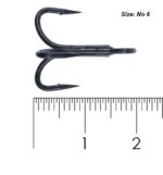 قلاب سه شاخ ماهیگیری کایدا مدل Valorous Treble Hook سایز 6