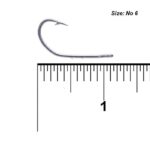 قلاب ماهیگیری پشت خاردار کایدا مدل Worm Universal سایز 6