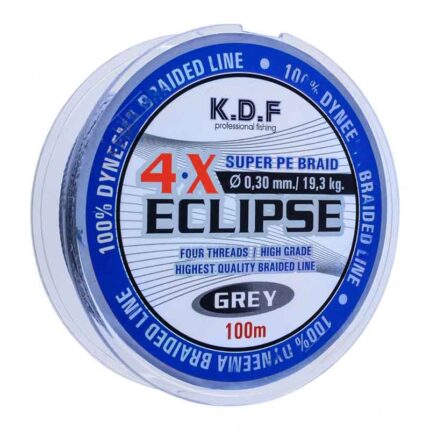 نخ ماهیگیری براید کایدا مدل KDF 4.X Eclipse خاکستری 100 متری تصویر 1