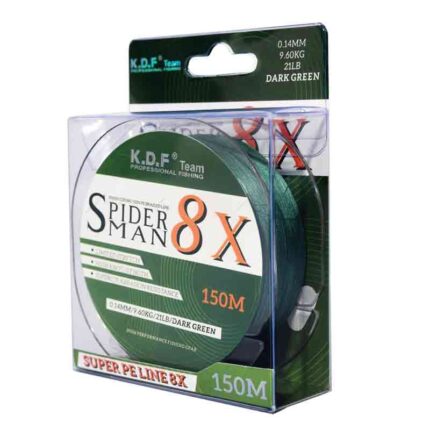 نخ ماهیگیری براید کایدا مدل KDF SpiderMan 8X سایز 0.14