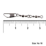 دوبل هرزگرد کلیپس دار کایدا مدل KDF ASV-1003 سایز 18