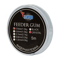 نخ ماهیگیری فیدر Rubber Feeder Gum کارگو روسیه سایز 0.5 میلیمتر