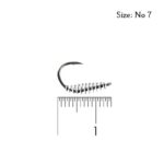 قلاب ماهیگیری فنر دار کایدا مدل KDF Dough سایز 7