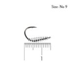 قلاب ماهیگیری فنر دار کایدا مدل KDF Dough سایز 9