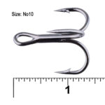 قلاب سهشاخ ماهیگیری کایدا مدل K.D.F Round Bent Treble سایز 10