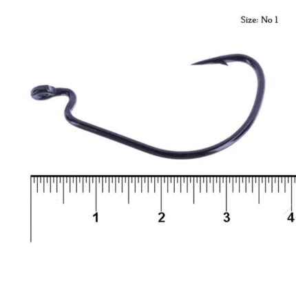 قلاب آفست کرم کایدا مدل Offset Worm - بسته 5 عددی سایز 1