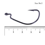 قلاب آفست کرم کایدا مدل Offset Worm - بسته 5 عددی - تصویر 3