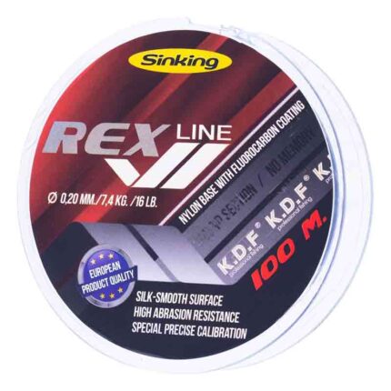 نخ ماهیگیری فلوروکربن K.D.F مدل Rex Line تصویر 1