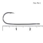 قلاب ماهیگیری طعمه زنده کایدا KDF Live bait hooks سایز 4