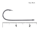 قلاب ماهیگیری طعمه زنده کایدا KDF Live bait hooks سایز 6