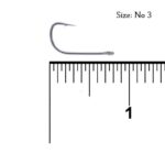 قلاب ماهیگیری یونیورسال کایدا مدل Motyl بسته 10 عددی سایز 3