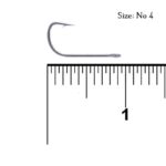 قلاب ماهیگیری یونیورسال کایدا مدل Motyl بسته 10 عددی سایز 4