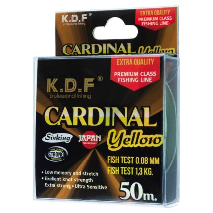 نخ فلوئوروکربن ماهیگیری کایدا مدل K.D.F Cardinal - طول 50 متری
