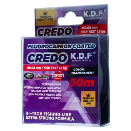 نخ فلوئوروکربن ماهیگیری کایدا مدل K.D.F Credo - طول 50 متری