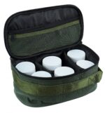 کیف لوازم جانبی ماهیگیری کایدا – همراه با 6 ظرف 100 میلی‌لیتری