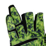 دستکش ماهیگیری کایدا مدل KDF Knight سه انگشت باز و رنگ استتار سبز تصویر 1