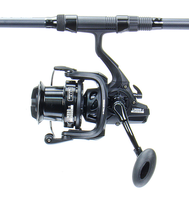 Carp-reel-with-fast-drag-KDF-Linkor-S-Series-01 چرخ ماهیگیری کایدا Linkor S-Series (سایز 8000 و 9000) – چرخ کپور با درگ سریع