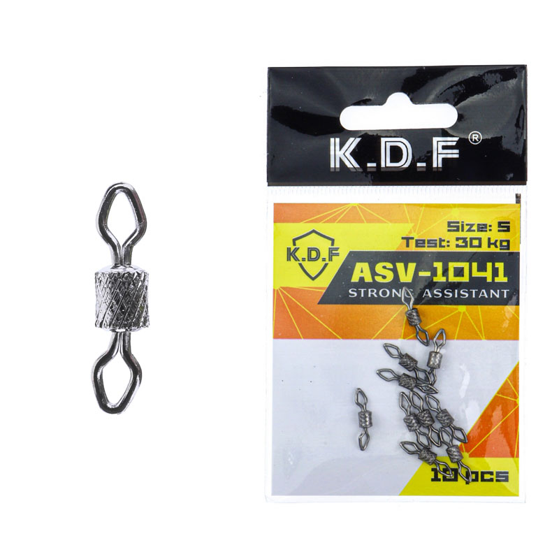 KDF-ASV-1041-swivel-Cover هرزگرد ماهیگیری کایدا KDF ASV-1041 – حلقه لوزی ضد پیچخوردگی