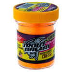 خمیر ماهیگیری قزل آلا KDF Trout Dream کایدا طعم پنیر نارنجی فسفری