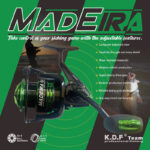 چرخ ماهیگیری کایدا KDF Madeira – انتخاب حرفه‌ای برای صید در آب‌های شیرین و شور تصویر 1