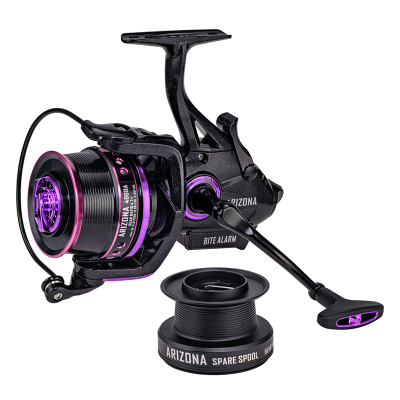 Reel-with-baitrunner-KDF-Arizona-01 چرخ ماهیگیری کایدا Arizona مجهز به بایت رانر + اسپول اضافه - تصویر 1