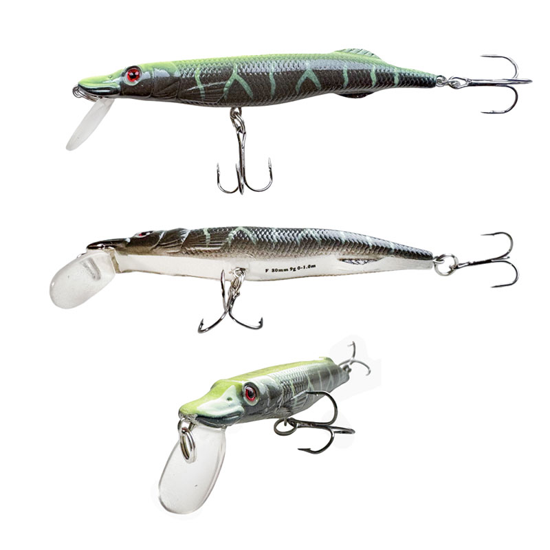 Wobbler-KDF-Pike-13-g-125-mm-Color-5 طعمه مصنوعی ووبلر کایدا KDF Pike – وزن ۱۳ گرم، طول ۱۲۵ میلیمتر رنگ 5