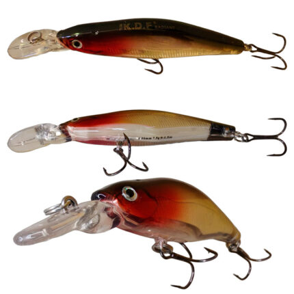 طعمه مصنوعی ووبلر کایدا KDF Radiant – وزن ۷.۵ گرم، طول ۸۰ میلی‌متر رنگ 1