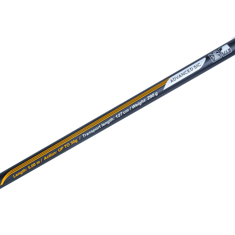 Bolognese-rod-with-KDF-Tempest-Bolo-guides,-4-m,-weight-up-to-30-g-09 چوب ماهیگیری کایدا Tempest Bolo با طول ۴ متر | سبک، تلسکوپی و حرفهای تصویر 9