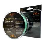 نخ براید کپوری Carp Dyneema سبز | مقاوم، نازک و حرفهای متراژ ۳۰۰ متر