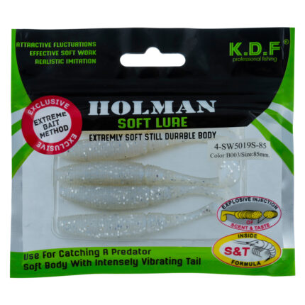 طعمه سیلیکونی خوراکی Holman کایدا سایز 85mm | بسته ۵ عددی رنگ B003