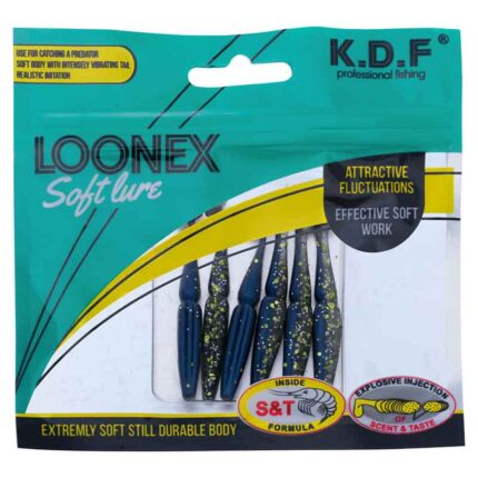 طعمه سیلیکونی کایدا Loonex مدل ویبراتیل خوراکی - طول 50mm و بسته 7 عددی