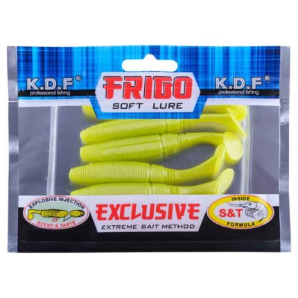 طعمه سیلیکونی کایدا Frigo مدل ویبراتیل خوراکی - طول 88mm و بسته 5 عددی