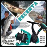 چرخ ماهیگیری Recenta کايدا | طراحی سبک، اسپول فلزی و ترمز جلو قدرتمند تصویر 1