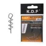 فنر اتصال طعمه سیلیکونی کایدا 218-2 مدل Spring Lock – بسته 5 عددی در 3 سایز