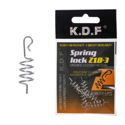 فنر اتصال طعمه سیلیکونی کایدا 218-3 مدل Spring Lock – بسته 5 عددی