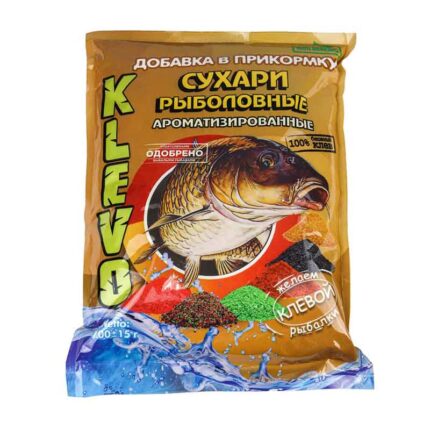 طعمه خرد شده ماهیگیری Klevo برای اردک‌ماهی و زاندر – طعمه مؤثر در تمام فصول