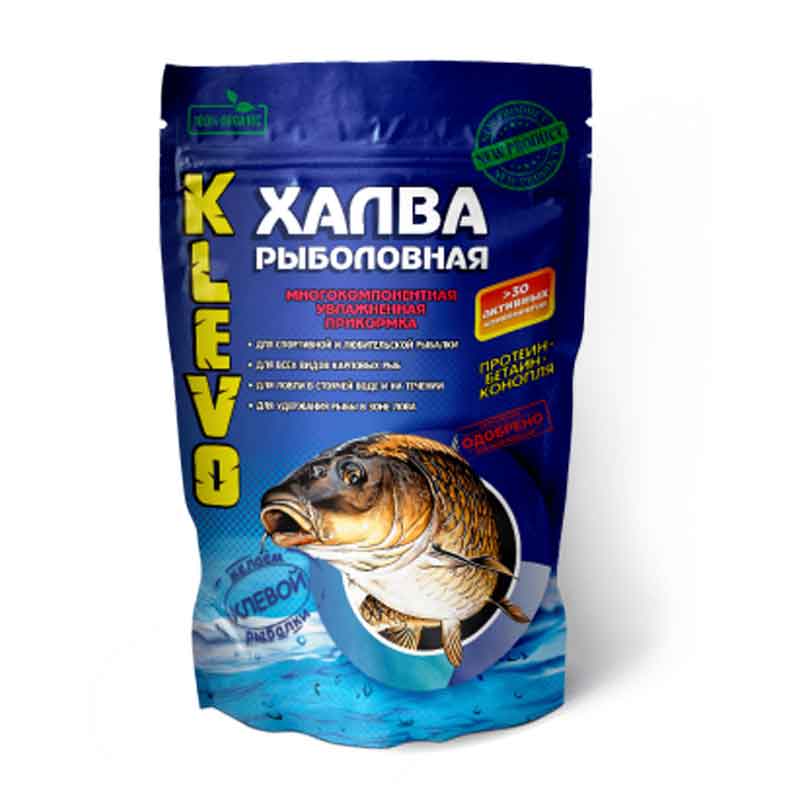 Klevo-Fishing-Halva-Bream-Roach طعمه حلوا Klevo برای کپور – خمیر ماهیگیری آماده با فرمول روسی تستشده