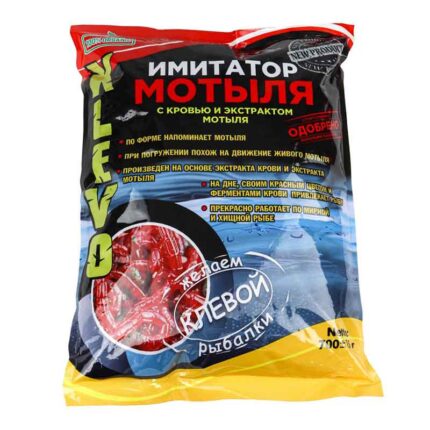 شبیه‌ساز لارو پشه Klevo با طعم میگو – عملکرد مؤثر در صید زمستانی و تابستانی