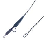 لیدکور آماده با کلیپ و هرزگرد کایدا - طول ۷۰ سانتیمتر | بسته ۲ عددی رنگ سبز سفید