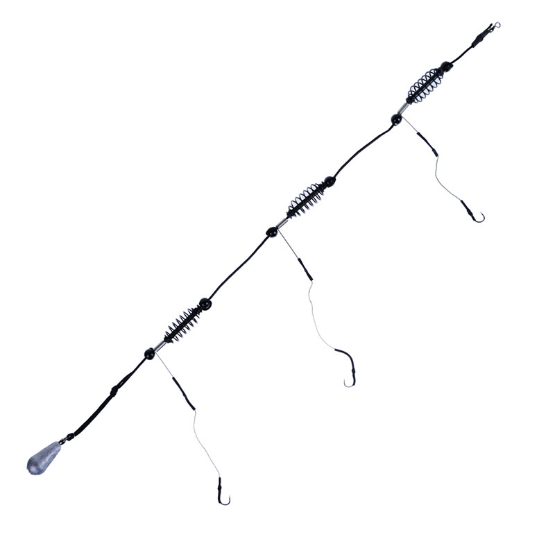 Mounting-Super-Crucian-KDF-3-kr-25-gr ریسه آماده کپور Super Crucian کایدا – وزن 25 گرم با فنر فیدر و قلاب شماره 8