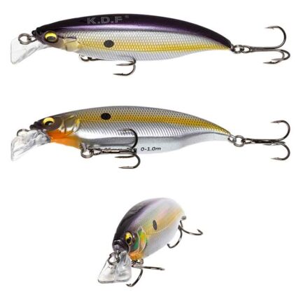 ووبلر ماهیگیری کایدا Bened با طول 95mm و وزن 12 گرم – طعمه Shad شناور سطحی رنگ 18